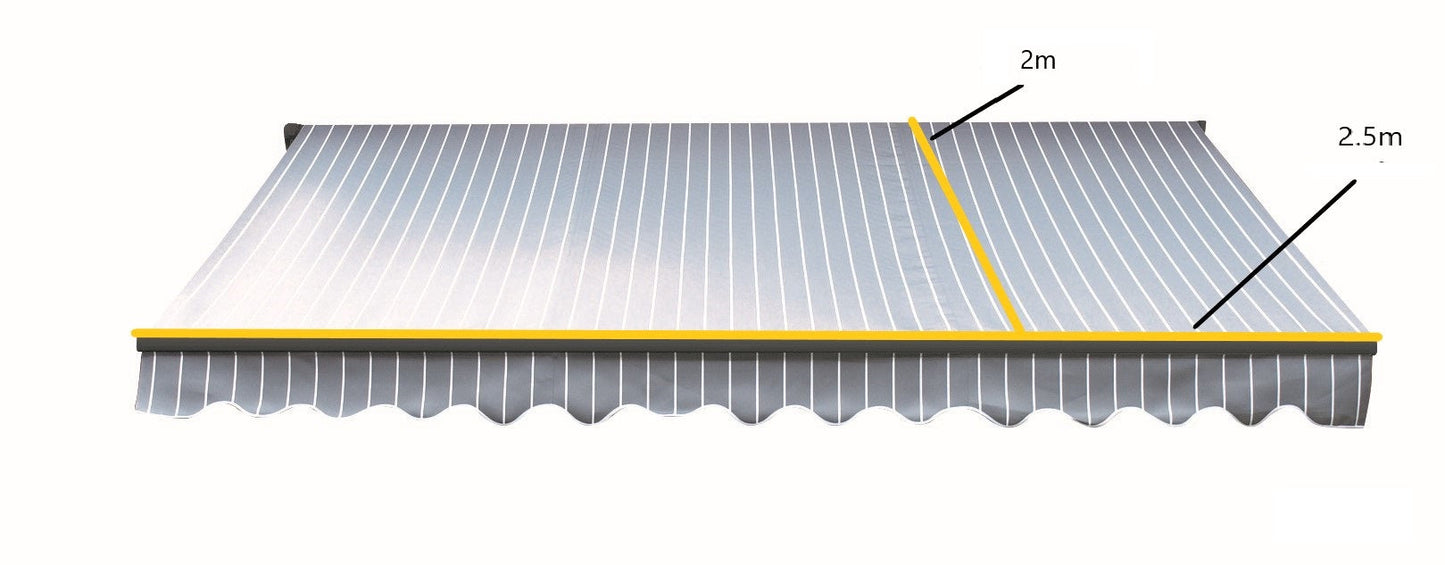 Greenhurst Easy Fit Berkeley Patio Awning | 2.5m, 3m & 3.5m