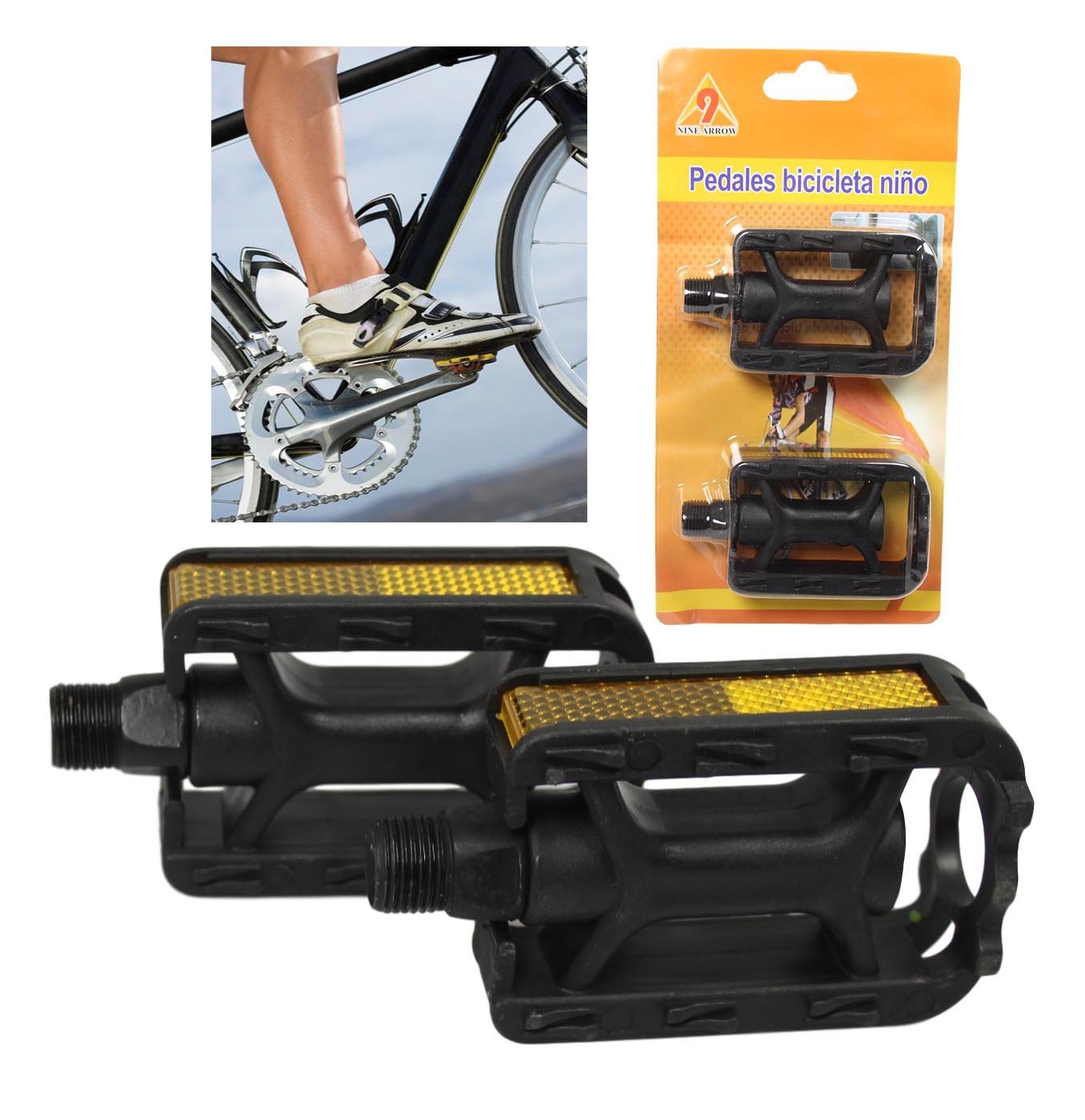Enhance Your Childs Ride with Durable 9cm Bike Pedals
