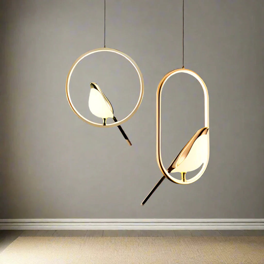 Bird LED Cord Pendant Lamps Indoors Hanging Light