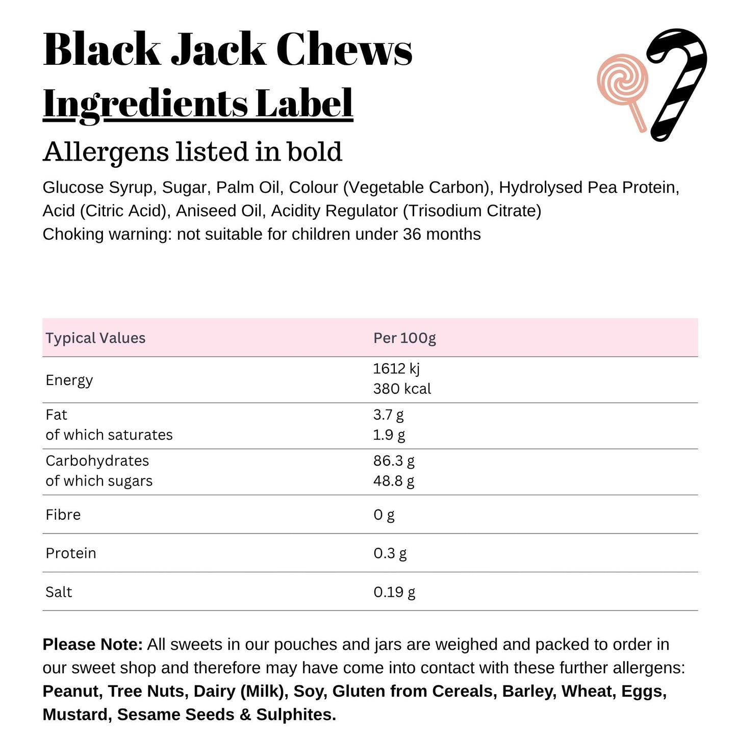 Black Jack Chews