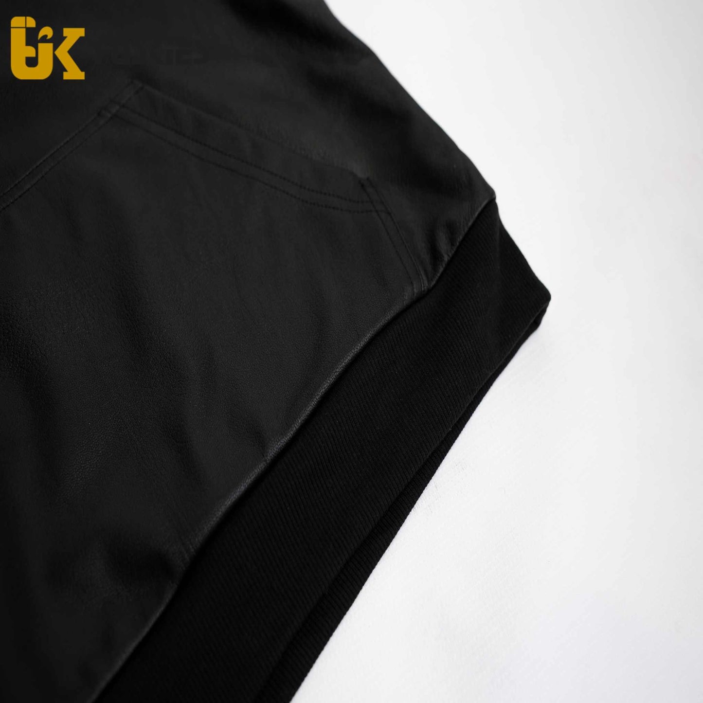 Black Hoodie - Premium Lambskin Leather