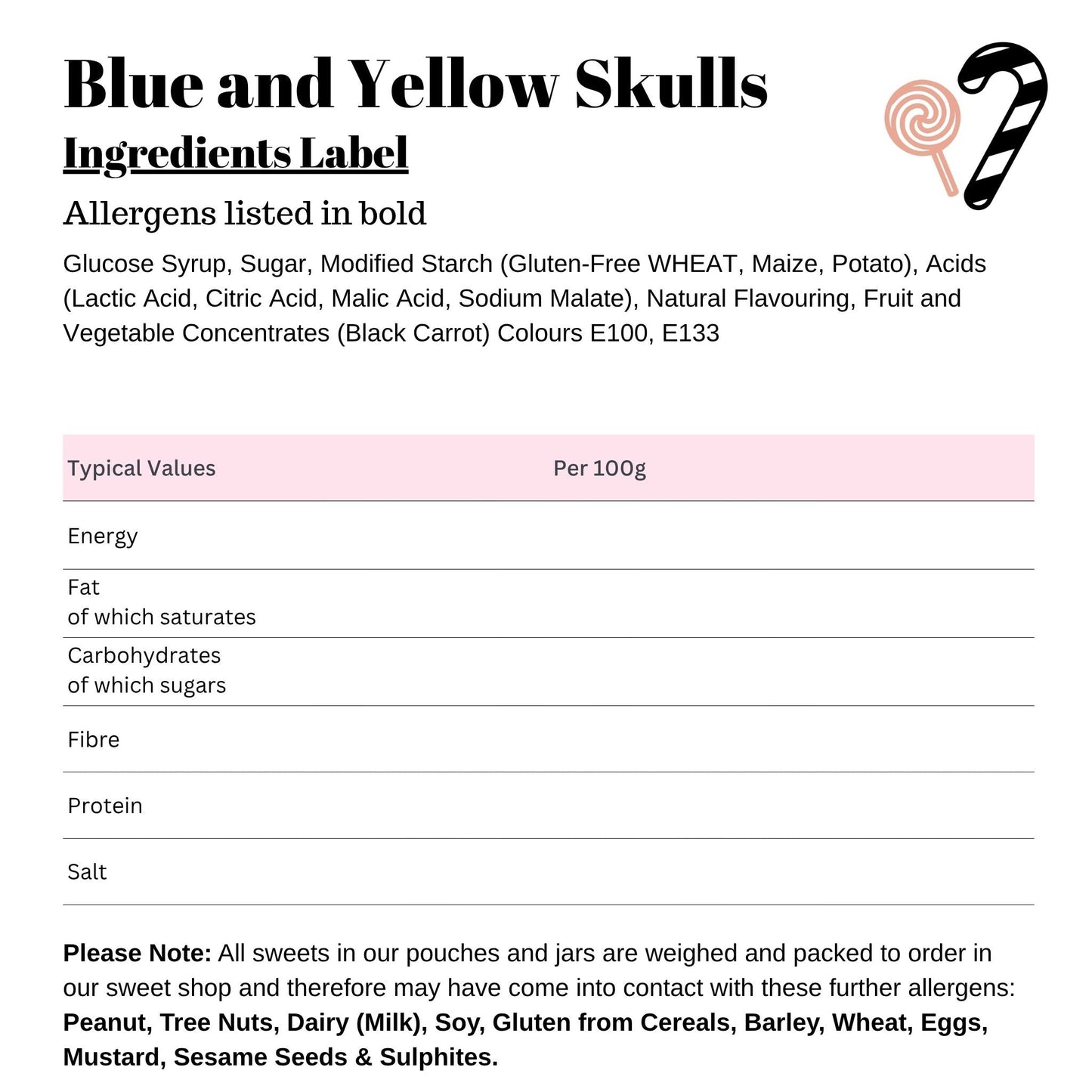 Blue and Yellow Skulls