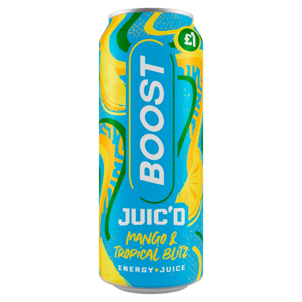 Boost Juic'd Mango & Tropical Blitz PMP 500ml (Case of 12)