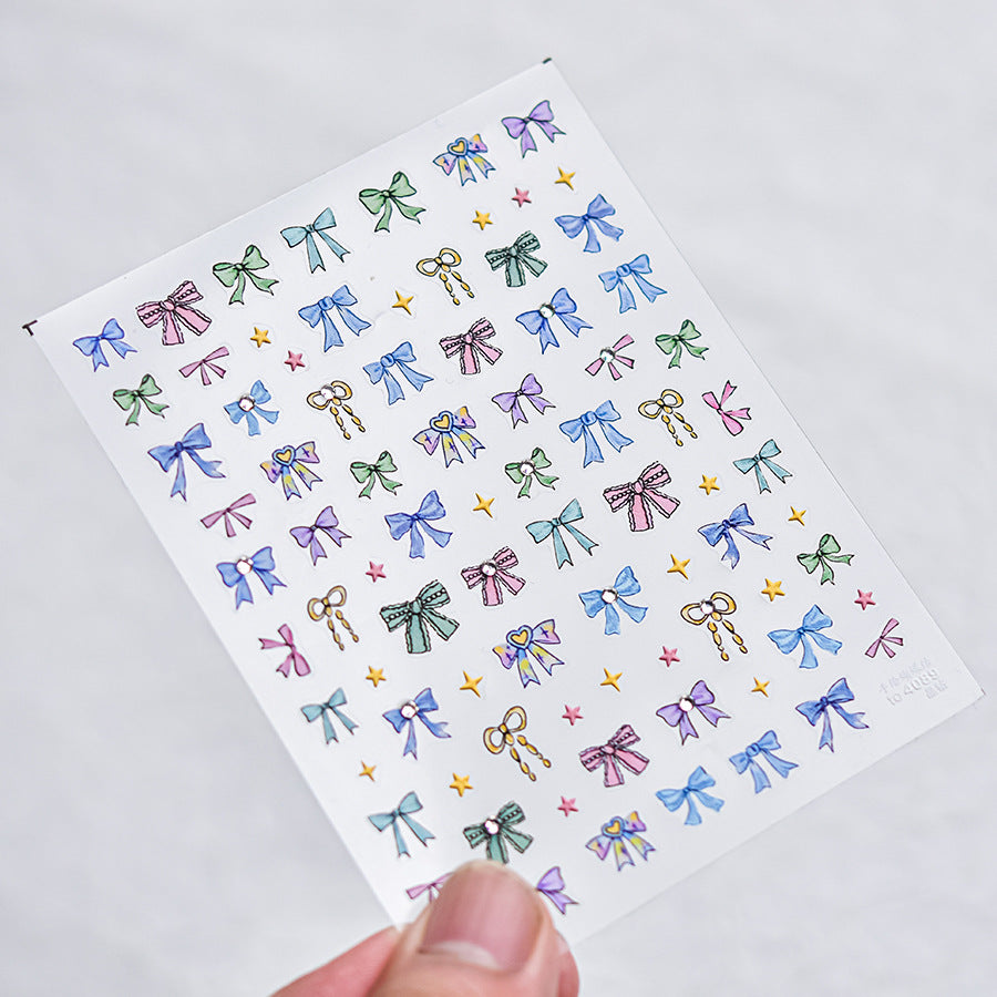 Hello Claws | Bowknot Diamond Nail Deco Sticker