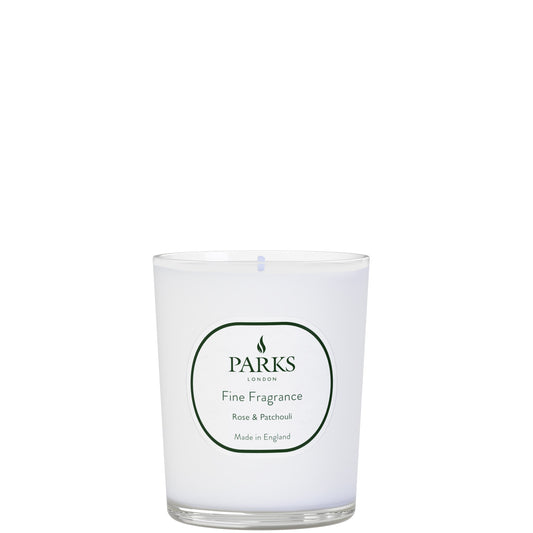 FINE FRAGRANCE 180G CANDLE ROSE & PATCHOULI