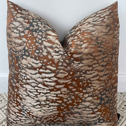 Pre-order - The Couture Cushion - The Bronze Leopard - Style No. 191