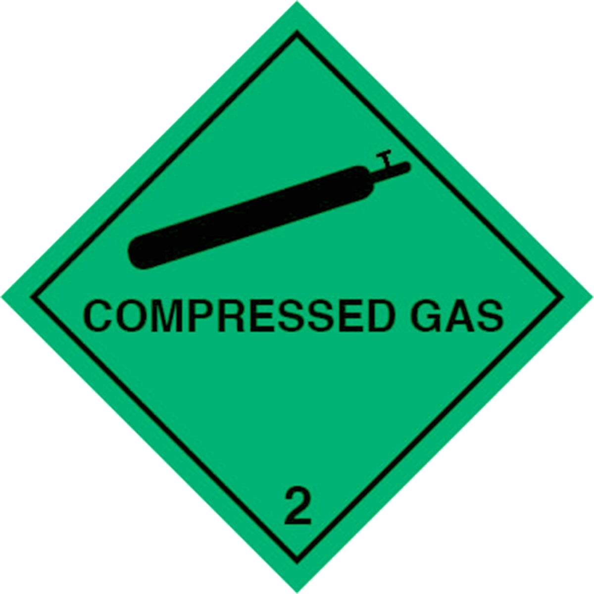 Beaver Compressed Gas Sticker