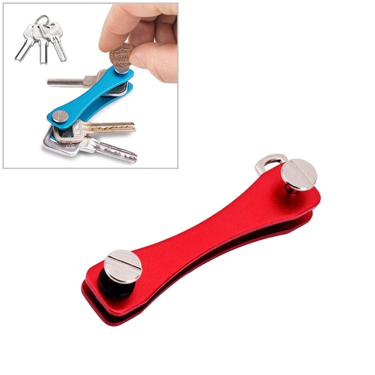 Portable Metal Key Storage Clip, (Black), (Orange), (Pink), (Green), (Grey), (Blue), (Red)