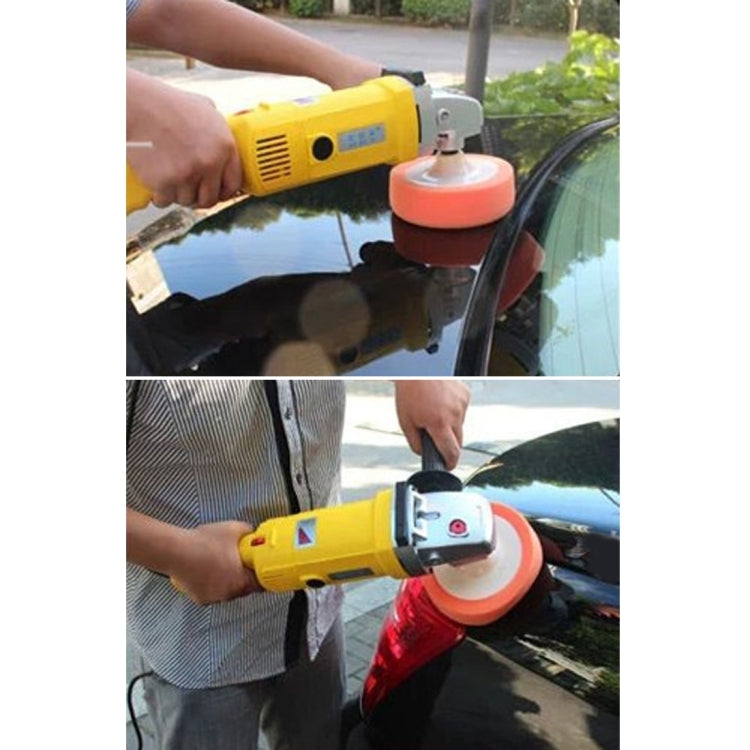 Polishing Disc Auto Polishing Machine Dedicated Sponge Wheel Wax Polishing Sponge Decontamination Sponge,Screw Hole Diameter:14mm, 14mm