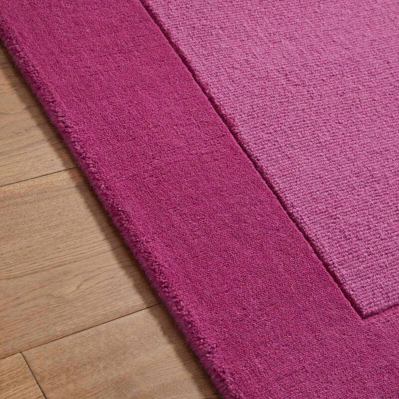 Colours Bordered Rug – Handmade Wool Rug