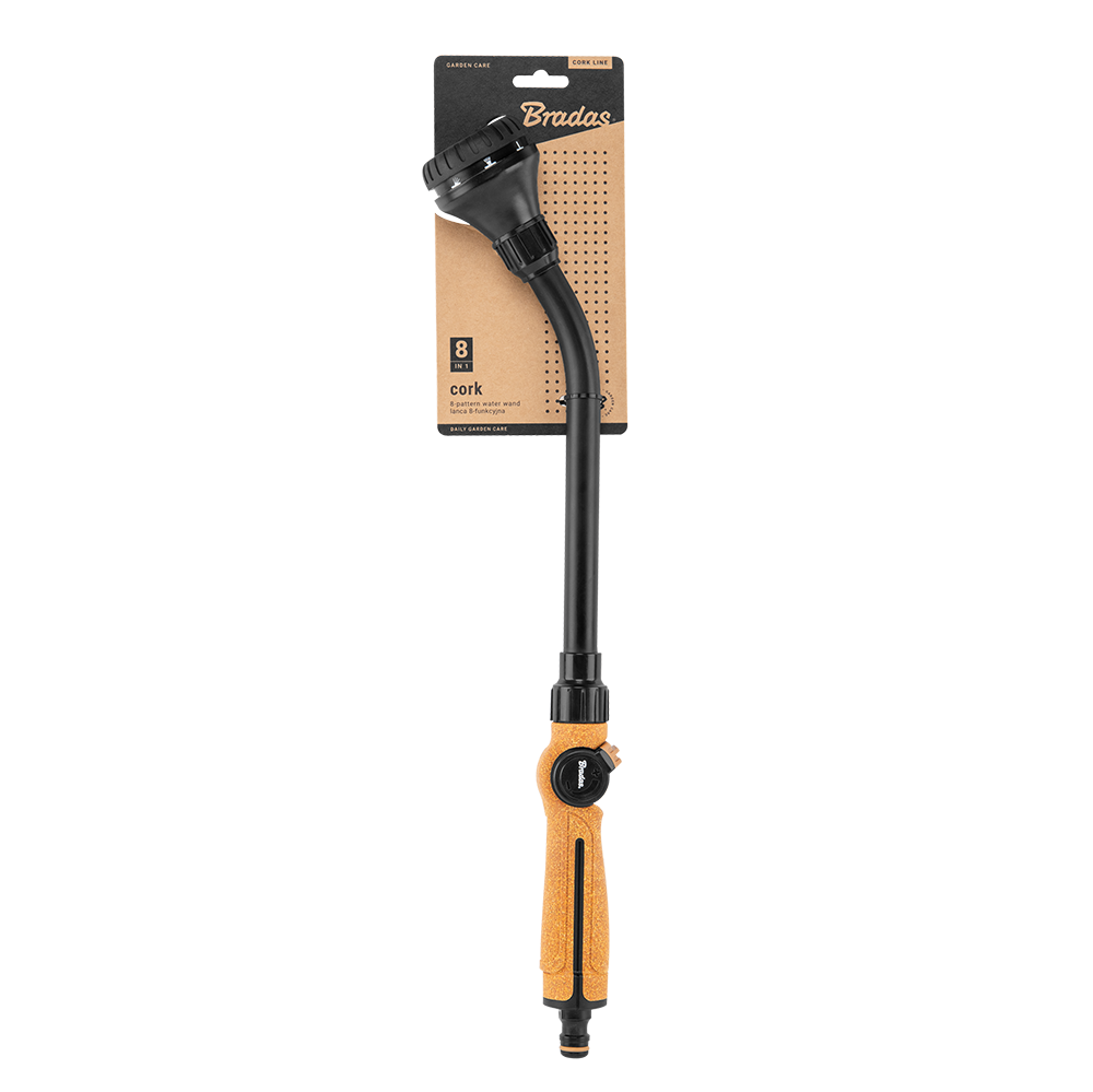 8-Function Watering Lance 47cm Cork Line Outdoor Watering Kit Water Flow Control