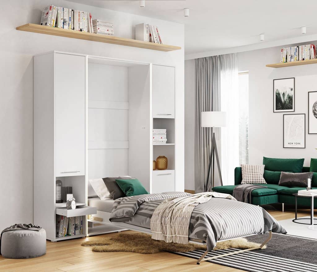 CP-03 Vertical Wall Bed Murphy Bed Concept 90cm