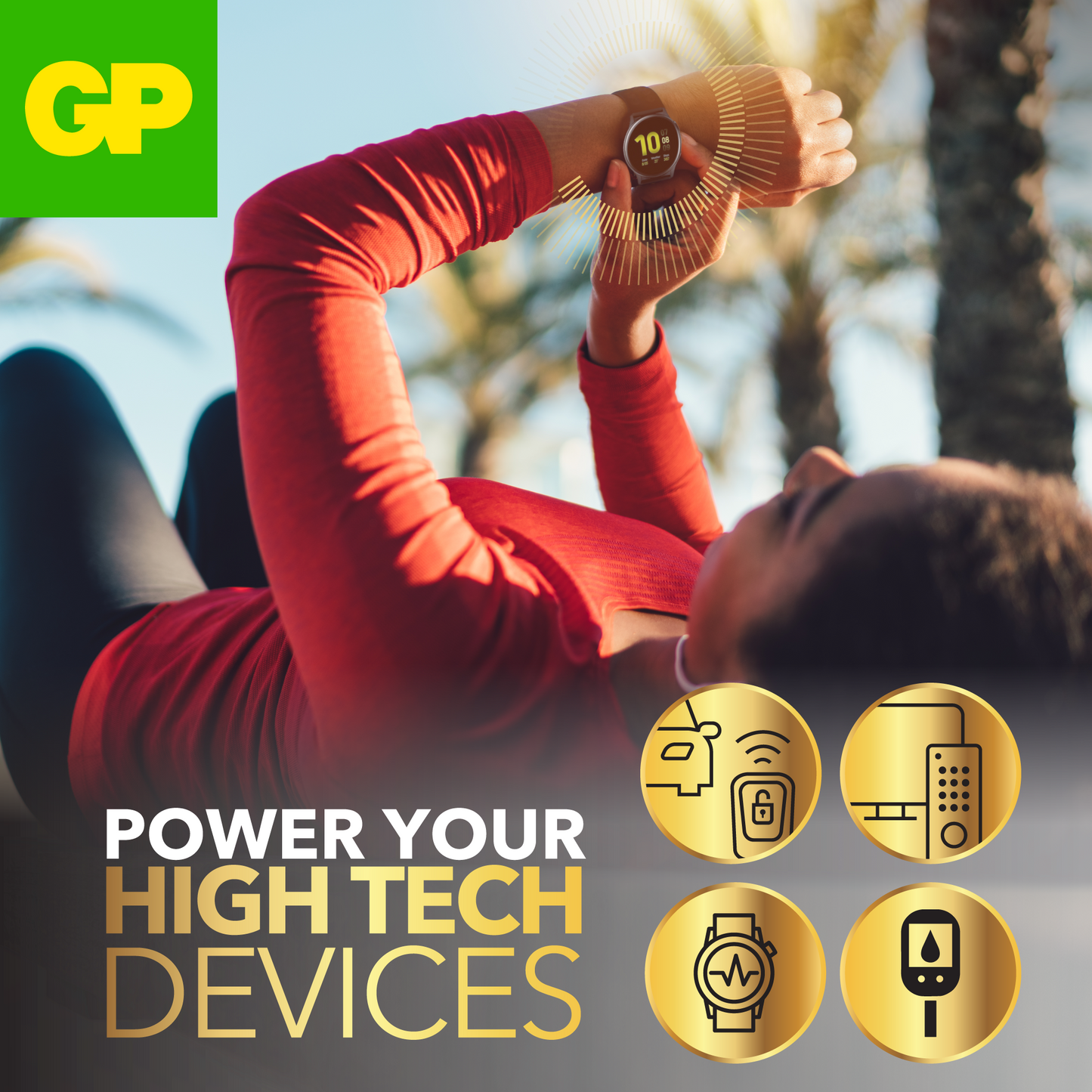 GP CR1632 Ultra Plus 3V Lithium Coin Cell Battery