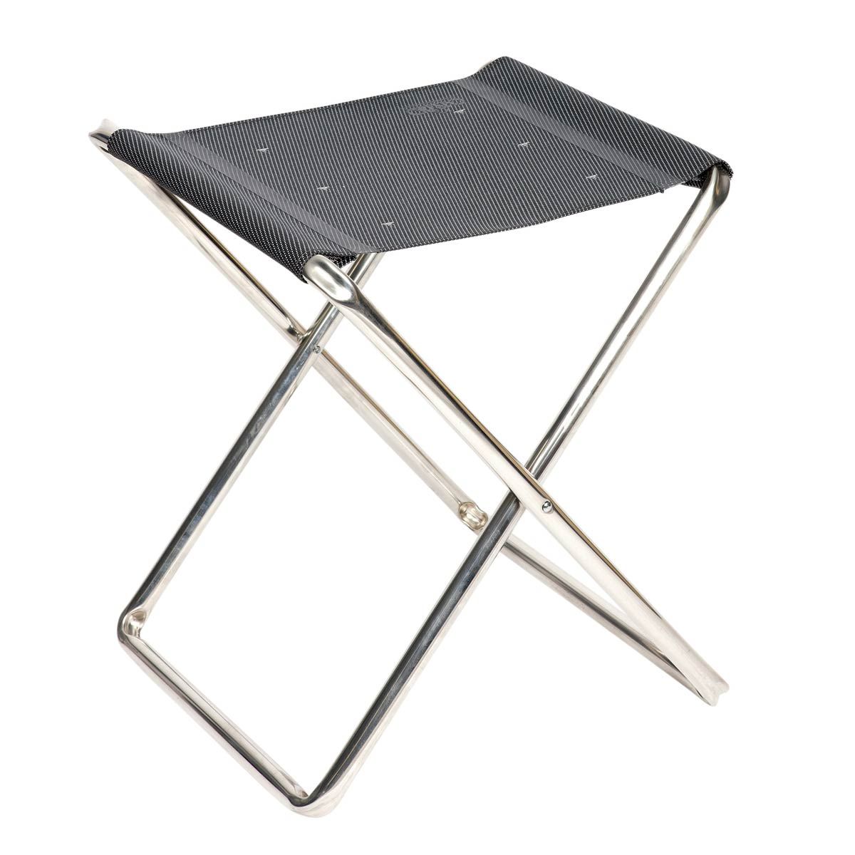 Crespo Stool/Footrest AL/302 in Dark Grey
