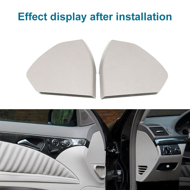 Car Left Side Front Door Trim Panel Plastic Cover 2117270148 for Mercedes-Benz E Class W211 2003-2008, Left Side (Yellow), Left Side (Black), Left Side (Grey), Left Side (Light Yellow)