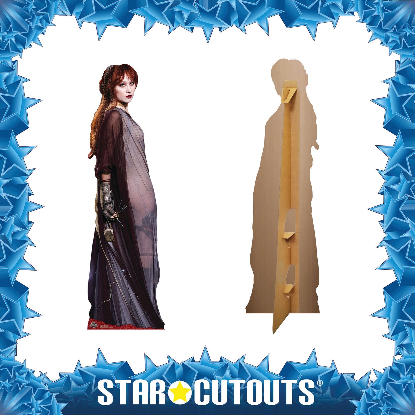 CS1180 Kayleigh Amstutzn Chiffon Dress Cardboard Cut Out Height 159cm