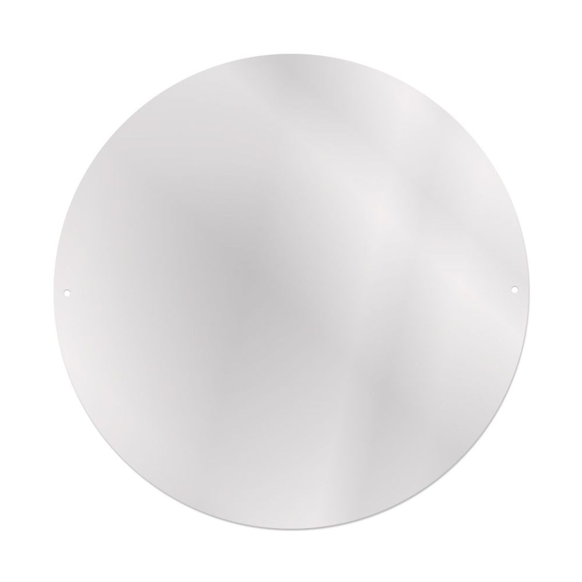 SupaHome Round Glass Mirror Includes Fixings Pre-Drilled 400mm x 4mm