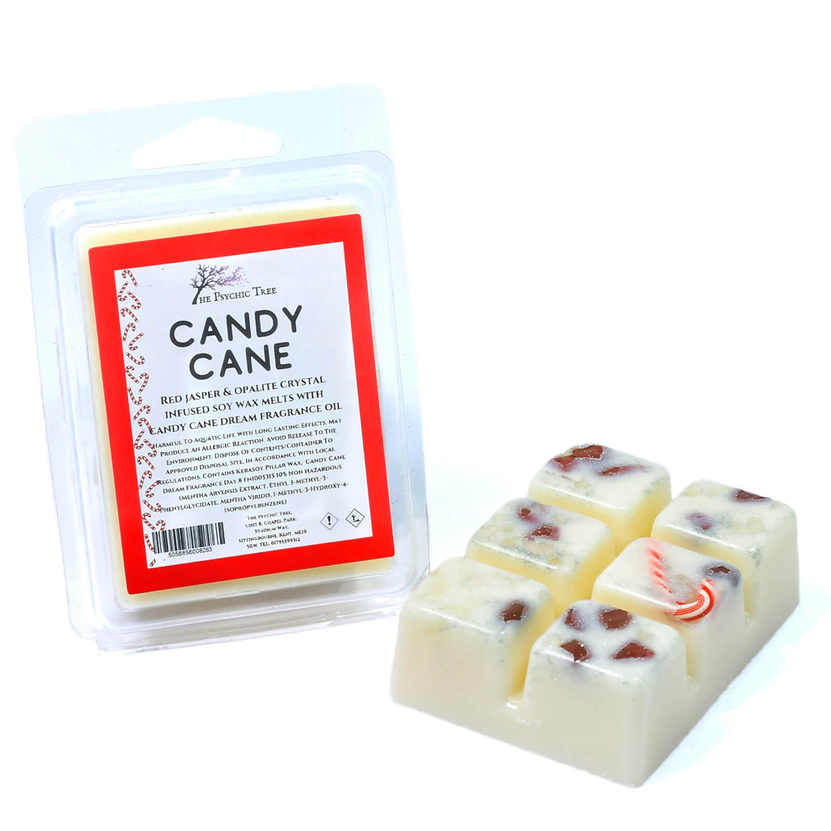 Candy Cane - Crystal Infused Scented Wax Melts