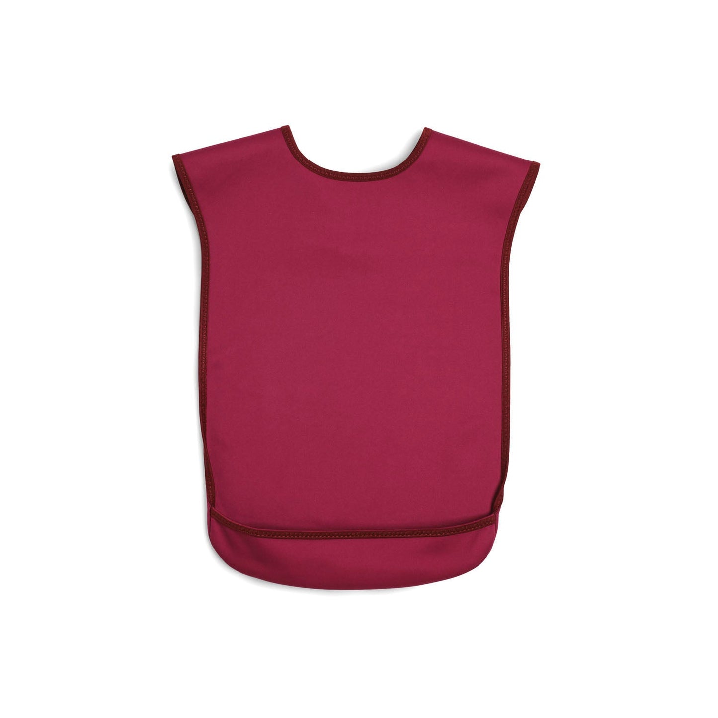 Tabard style adult bib - Small Burgundy
