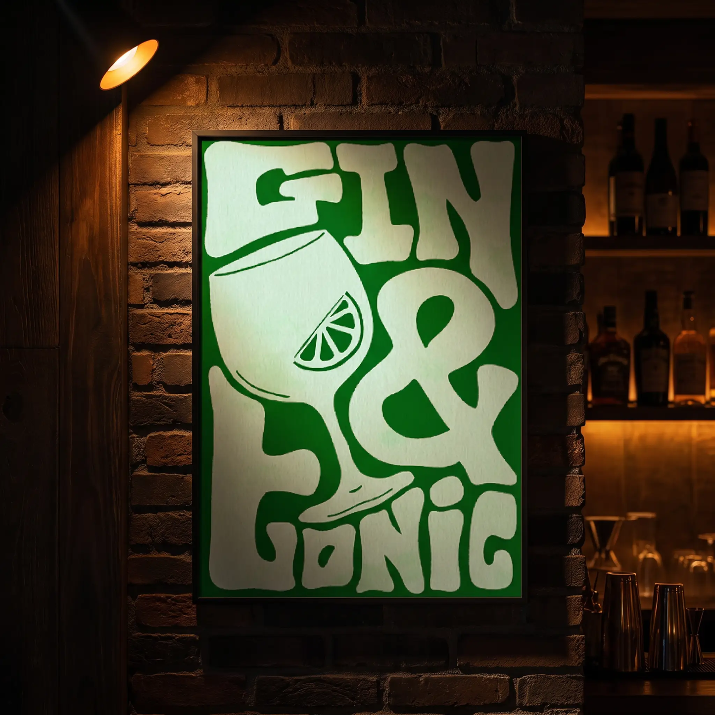Funky Gin & Tonic - A5 Print