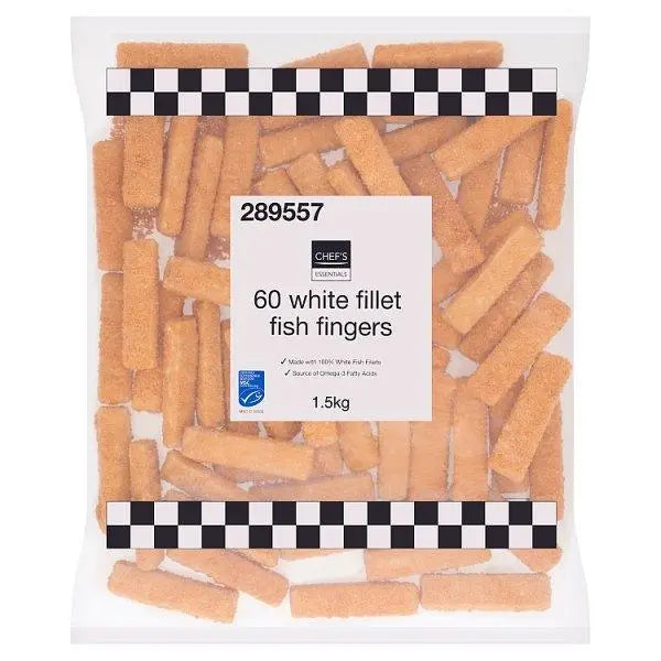 Chef's Essentials 60 White Fillet Fish Fingers 1.5kg