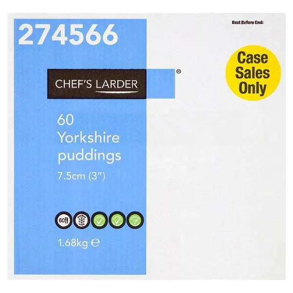 Chefs Larder 60 Yorkshire Puddings 1.68kg