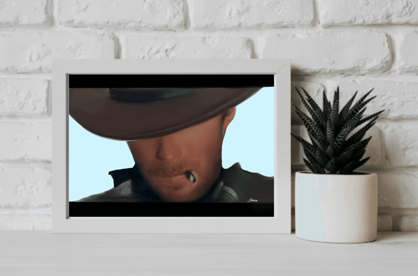 Clint Eastwood Print – The Man with No Name Art