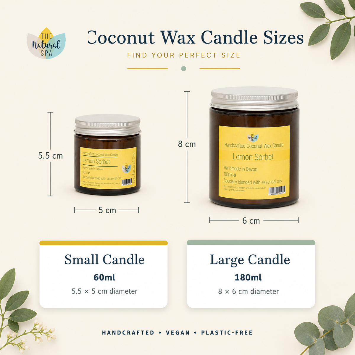 Spiced Orange Coconut Wax Candle | Hand-Poured | 60ml