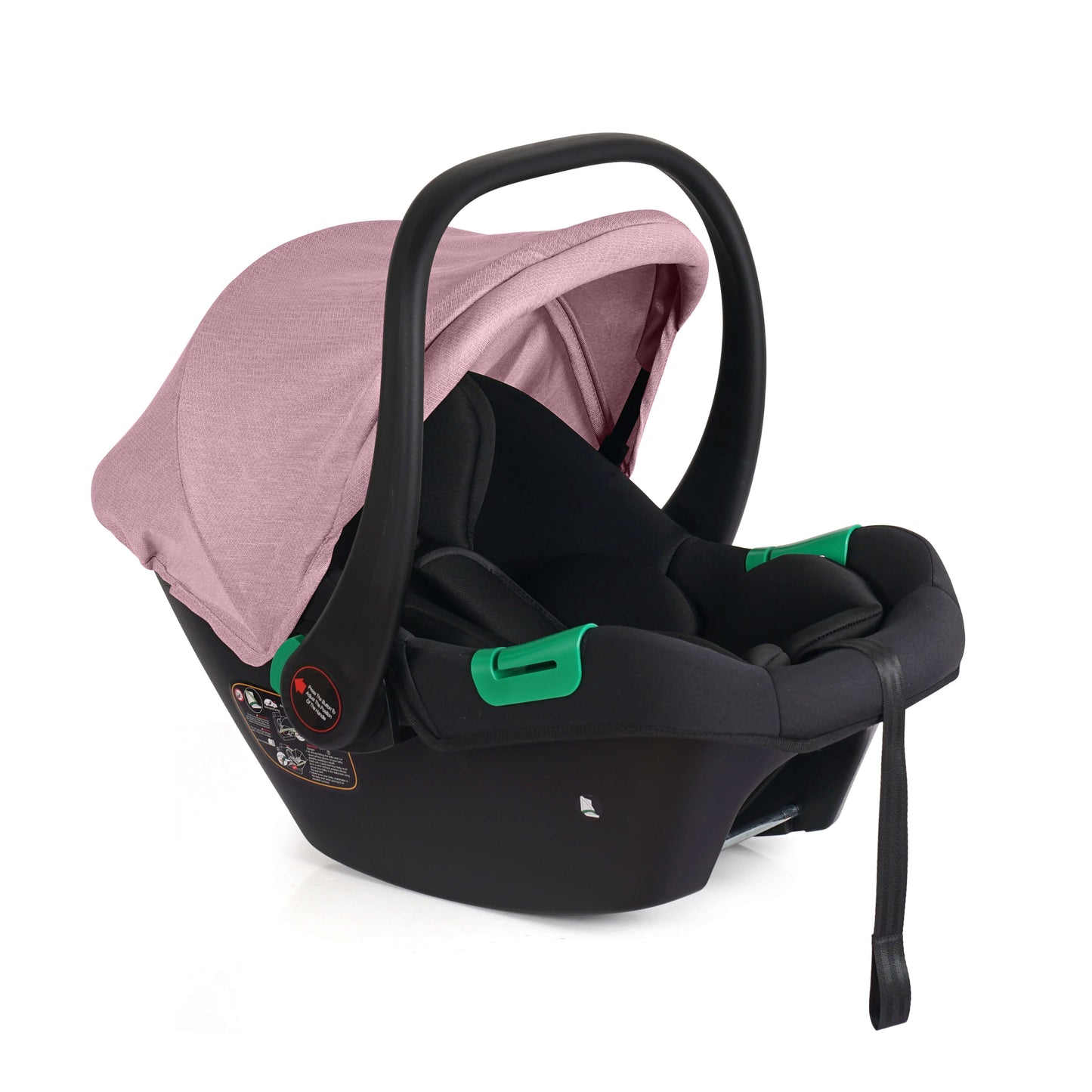 For Your Little One Cruise 3 In 1 Travel System With Car Seat - Blush Rose (Free Cupholder And Seat Liner Included!)