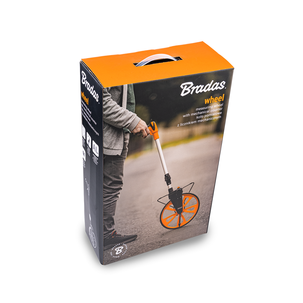 Measuring Wheel with Mechanical Counter and Folding Handle Home and Garden Use