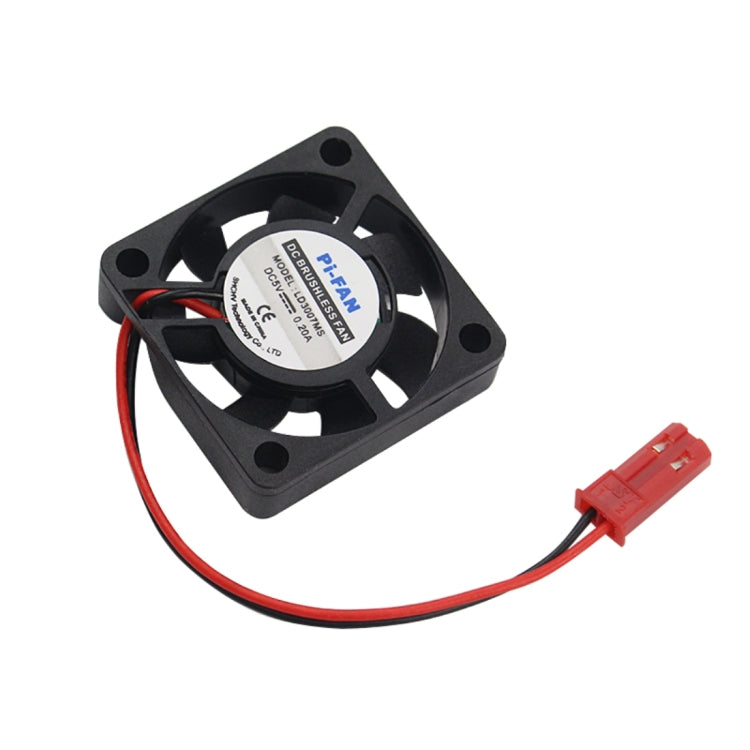 DC 5V 0.2A Mini Computer Case Cooler Cooling Fan with Screws Parts for Raspberry Pi 3B / 2B / B+, Size: 30x30x8mm
