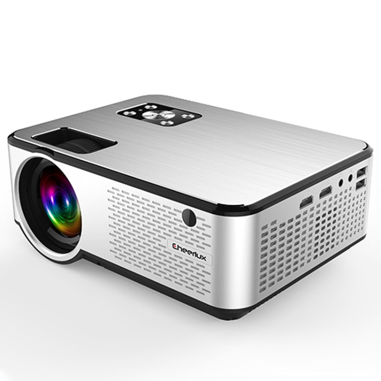 Cheerlux C9 1280x720 720P HD Smart Projector, Support HDMI x 2 / USB x 2 / VGA / AV, C9 (Black Grey), C9 (Black)