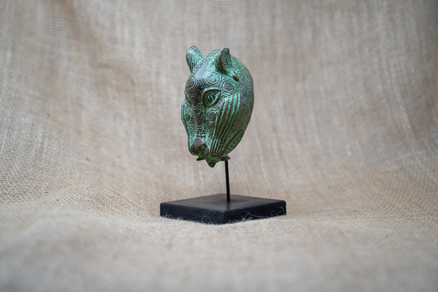 Benin Leopard sculpture - Bronze 26.11