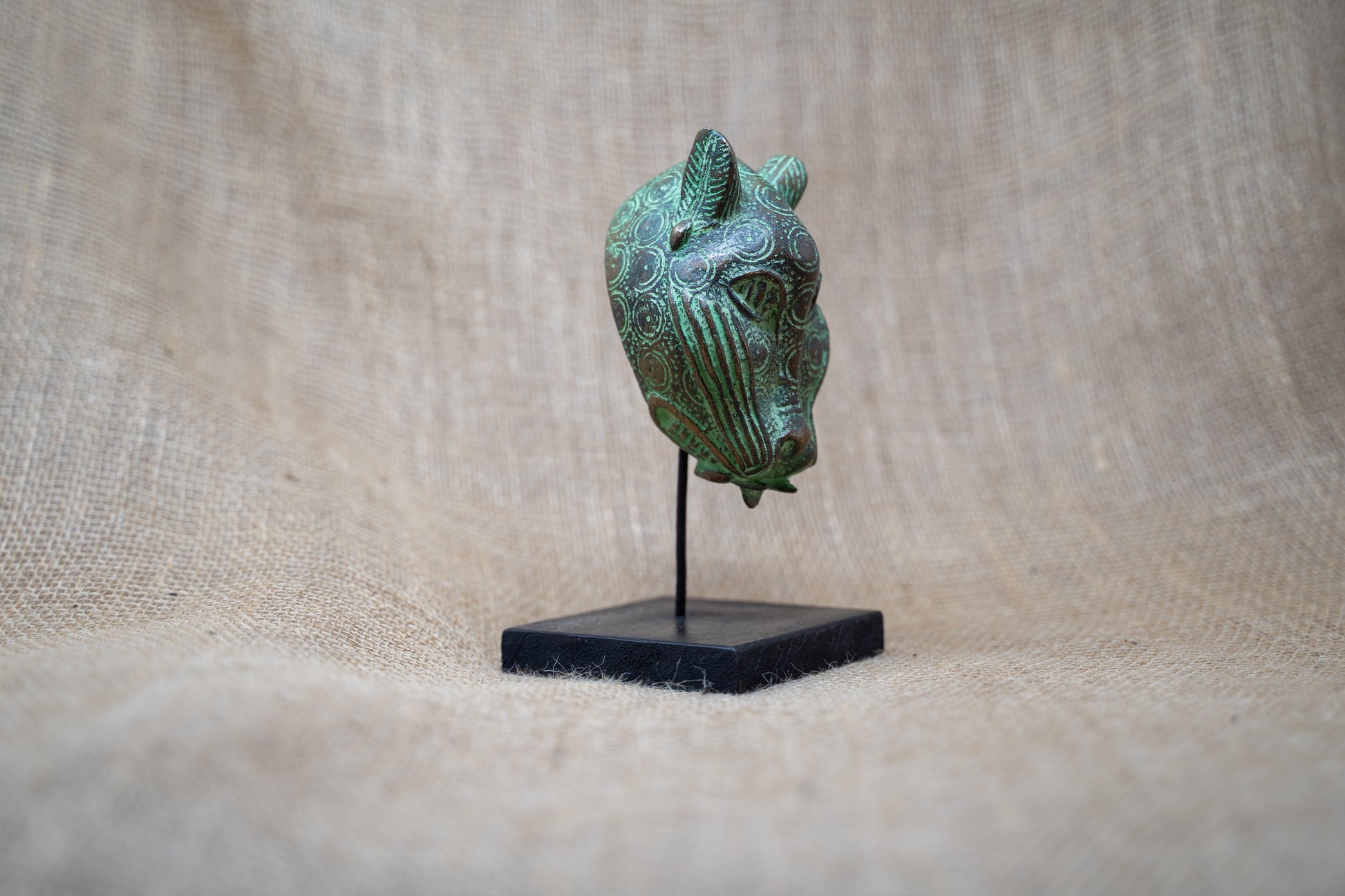 Benin Leopard sculpture - Bronze 26.11