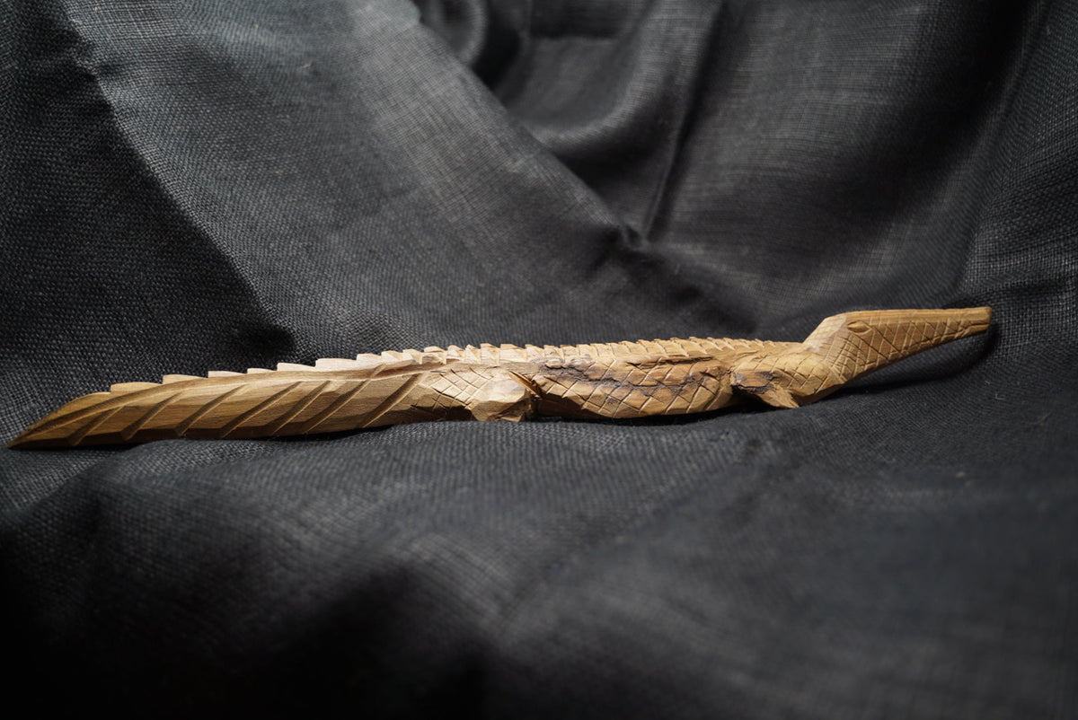 Zimbabwe Crocodile sculpture L 73.3