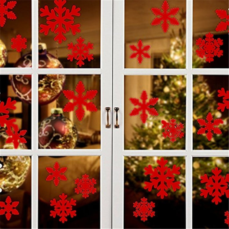 Creative Window Glass Door Removable Christmas New Year Festival Wall Sticker Decoretion
