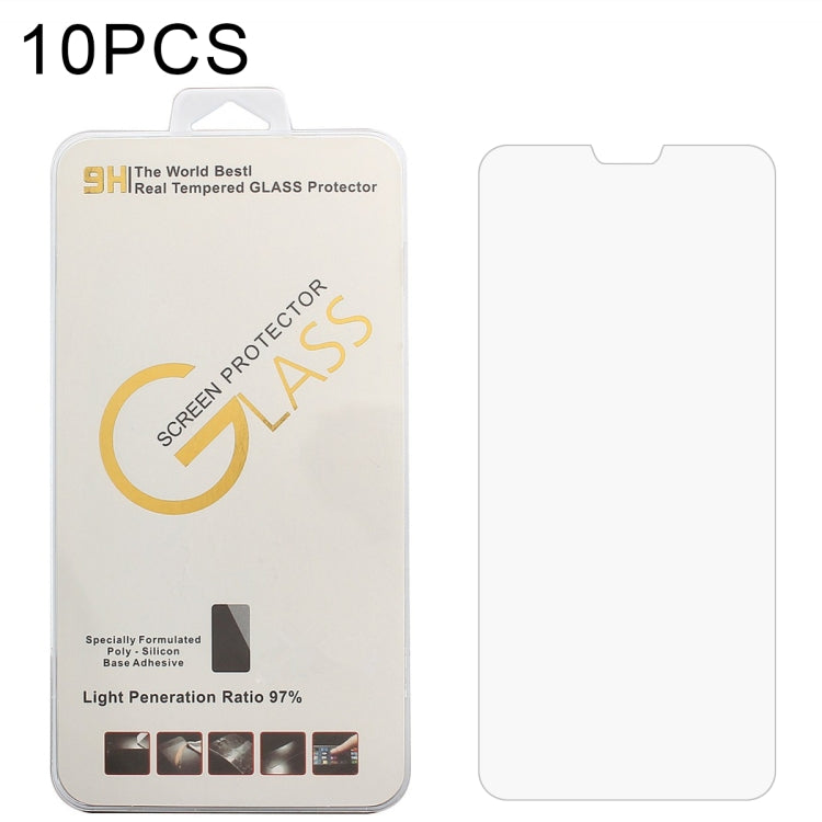 10 PCS 0.26mm 9H 2.5D Tempered Glass Film, For TP-Link neffos A5 (10 PCS), For Multilaser G Pro 2 (10 PCS), For Doogee S97 Pro (10 PCS), For Oukitel C21 Pro (10 PCS), For Doogee N40 Pro (10 PCS), For Cubot Note 9 (10 PCS), For Ulefone Note 6 (10 PCS)