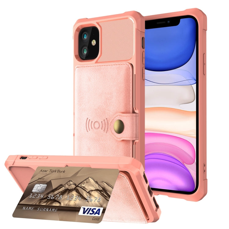 Magnetic Wallet Card Bag Leather Case, For iPhone 12 mini, For iPhone 12 / 12 Pro, For iPhone 12 Pro Max, For iPhone 11