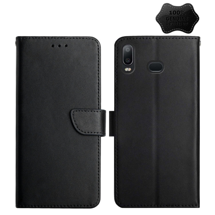 Genuine Leather Fingerprint-proof Horizontal Flip Phone Case, For Samsung Galaxy A10s, For Samsung Galaxy A12, For Samsung Galaxy A13 5G, For Samsung Galaxy A20 / A30, For Samsung Galaxy A20e, For Samsung Galaxy A20s, For Samsung Galaxy A21