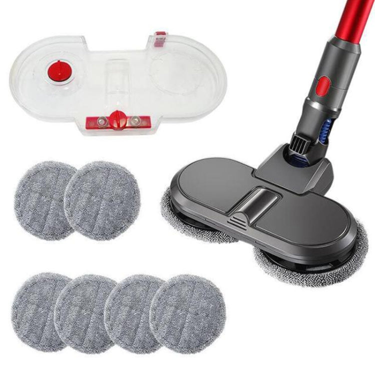 X001 Vacuum Cleaner Electric Mop Cleaning Head with Water Tank, For Dyson V7 -V11 Grey, For Dyson V6