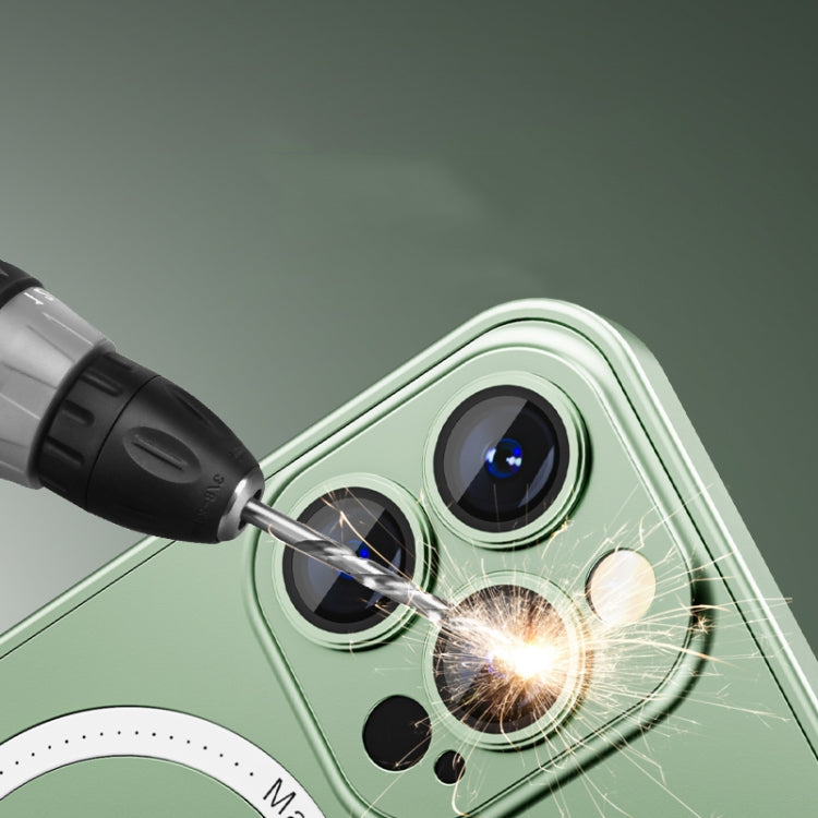 Frosted MagSafe Magnetic Phone Case with Lens Film, For iPhone 14, For iPhone 14 Pro Max