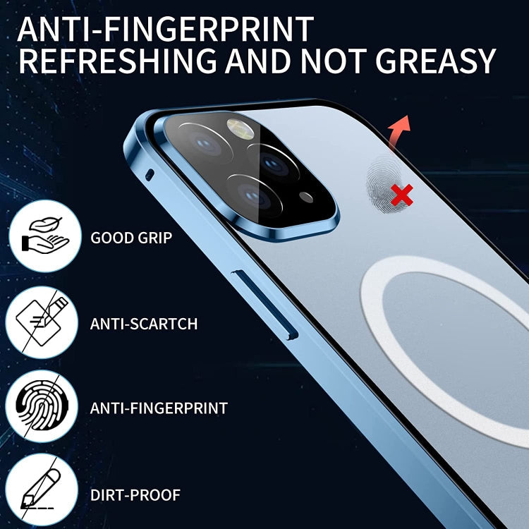 360 Full Body Magnetic Frosted Magsafe Phone Case, For iPhone 12, For iPhone 12 Pro, For iPhone 12 Pro Max, For iPhone 11 Pro Max, For iPhone 11 Pro