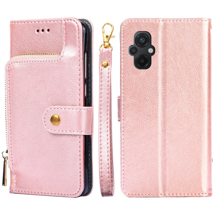 Zipper Bag Leather Phone Case, For vivo Y55 4G, For Samsung Galaxy A04s, For Sharp Aquos sense7 Plus, For Xiaomi Civi 2 5G, For Xiaomi Poco M5 4G