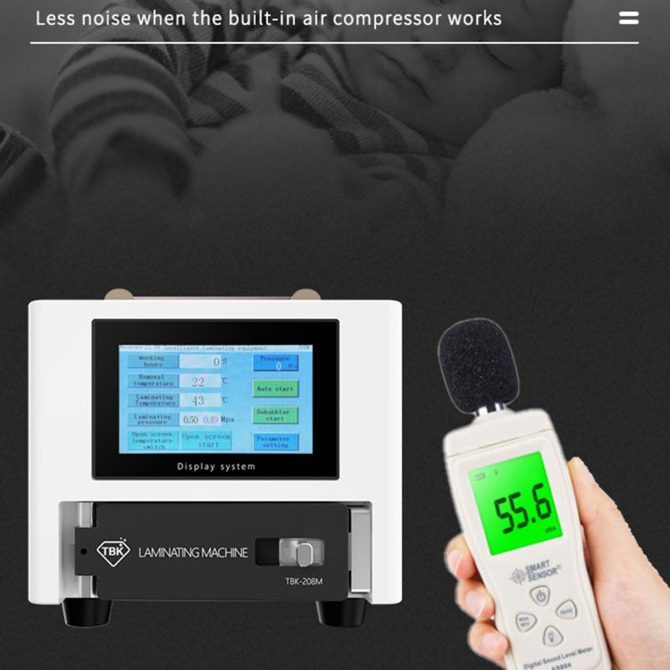 TBK 208M 3 in 1 Mini LCD Touch Screen Vacuum Laminating Bubble Remover Machine, US Plug, UK Plug, AU Plug