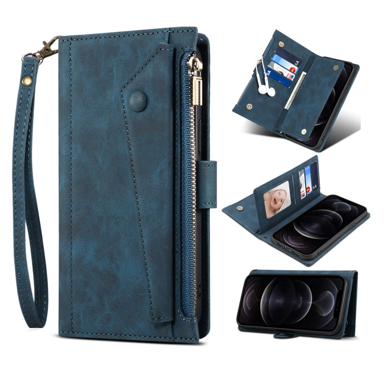 ESEBLE Retro Frosted Horizontal Flip Leather Phone Case, For Samsung Galaxy S23 Ultra 5G