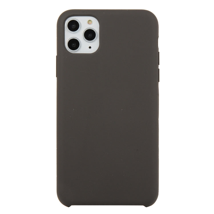 For iPhone 11 Solid Color Solid Silicone Shockproof Case (Hibiscus Pink), For iPhone 11 Pro