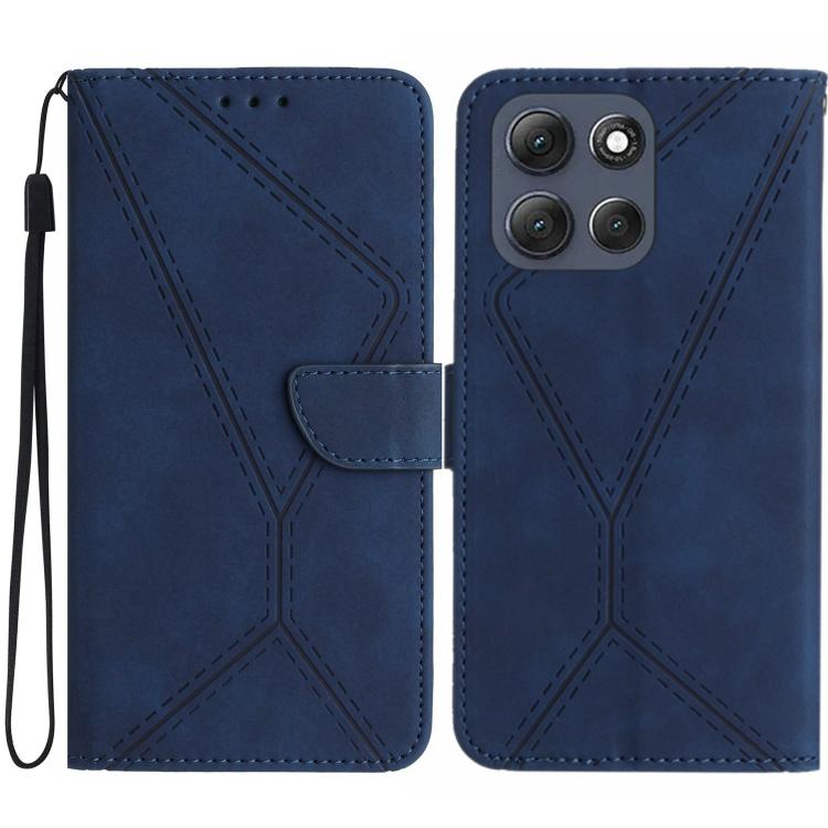 Stitching Embossed Leather Phone Case, For Motorola Edge 60 Neo 5G, For Motorola Moto G06 4G, For Motorola Moto G86 5G, For Motorola Moto G56 5G