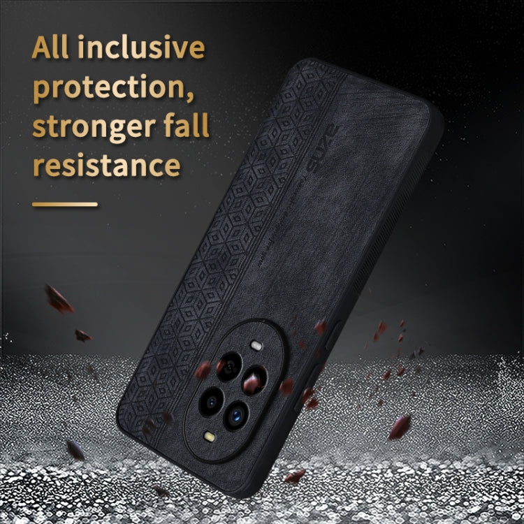 For Huawei nova 13 Pro AZNS 3D Embossed Skin Feel Phone Case(Sapphire Blue)
