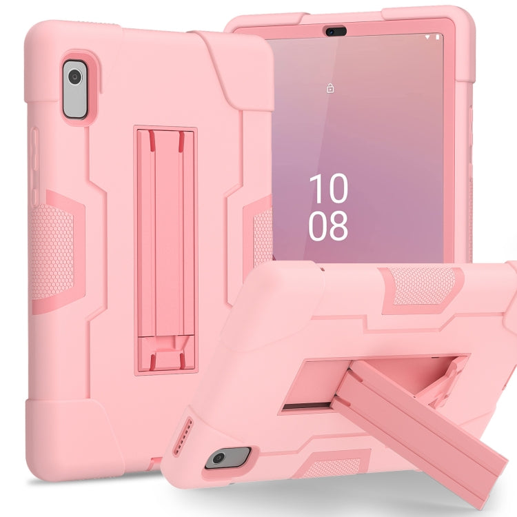 Contrast Color Silicone Hybrid PC Tablet Case with Holder, For Lenovo Tab M11/ Xiaoxin Pad 11 2024, For Lenovo Tab M8 4th Gen, For Lenovo Tab M9 / TB-310FU