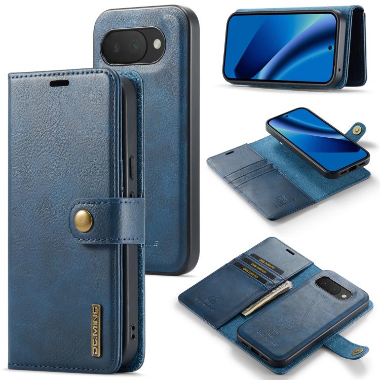 DG.MING Crazy Horse Texture Detachable Magnetic Leather Phone Case, For Google Pixel 11 Pro XL, For Google Pixel 11, For Google Pixel 11 Pro, For Google Pixel 10a